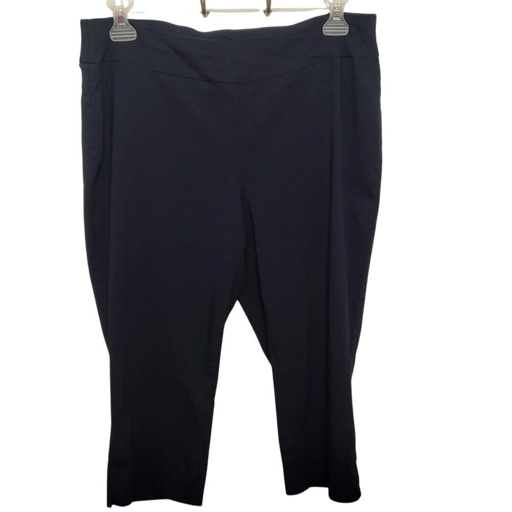 Dana Buchman Navy Stretch Capris